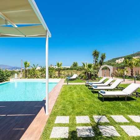 Villa Anemeli - Luxury Pool Villa With Gorgeous Seaview Kíssamos Dış mekan fotoğraf