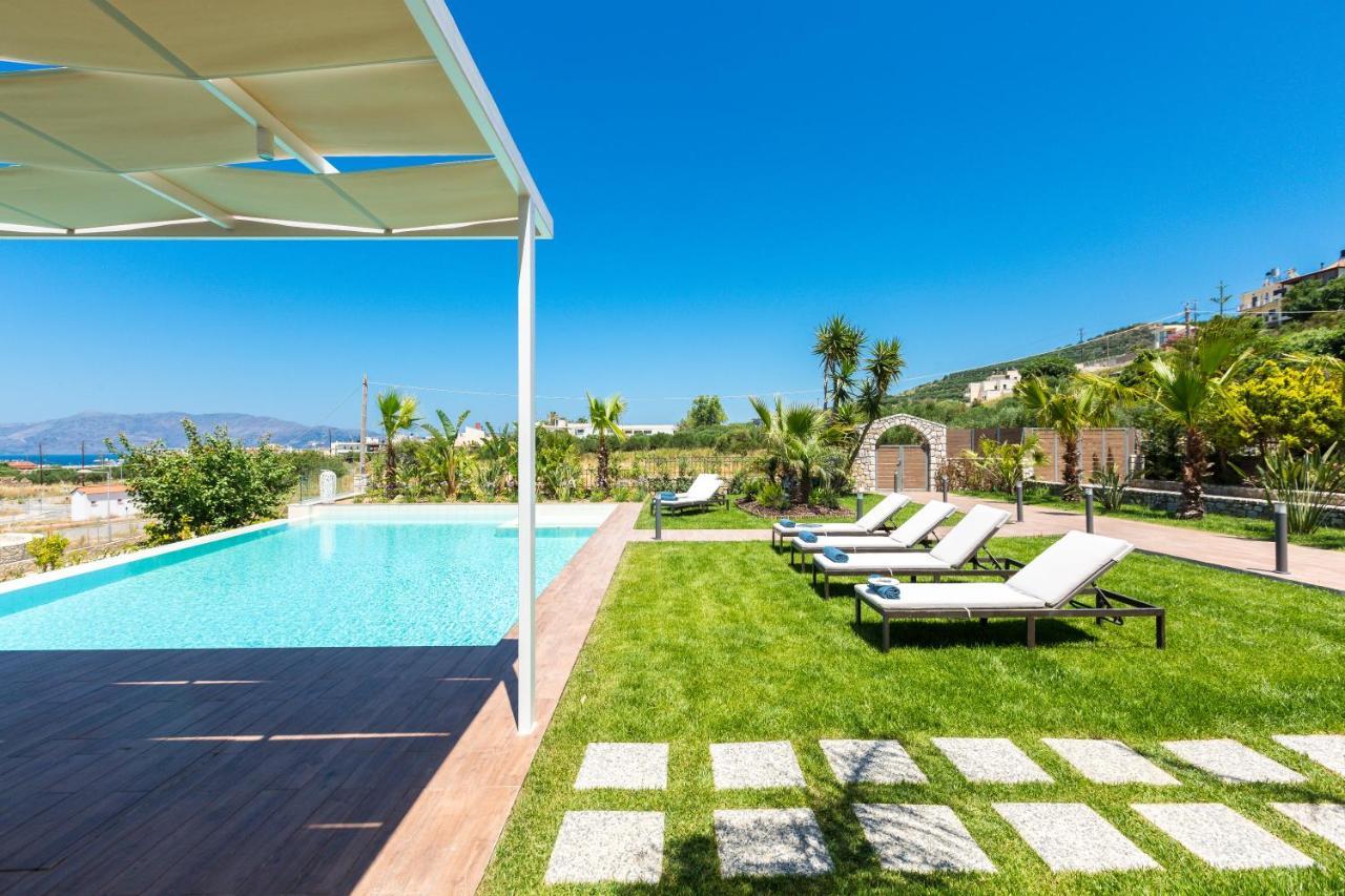 Villa Anemeli - Luxury Pool Villa With Gorgeous Seaview Kíssamos Dış mekan fotoğraf